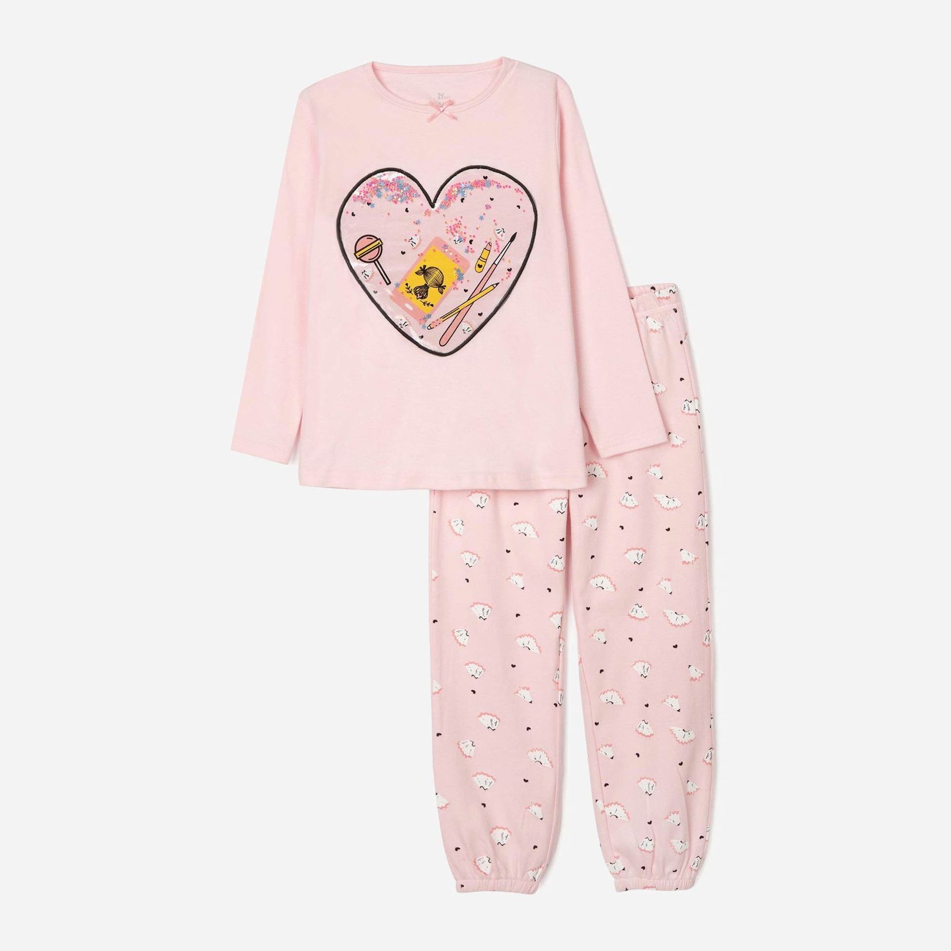 

Пижама (футболка с длинными рукавами + штаны) Zippy Ls Interlock 3103199501 95 см Lightpink9