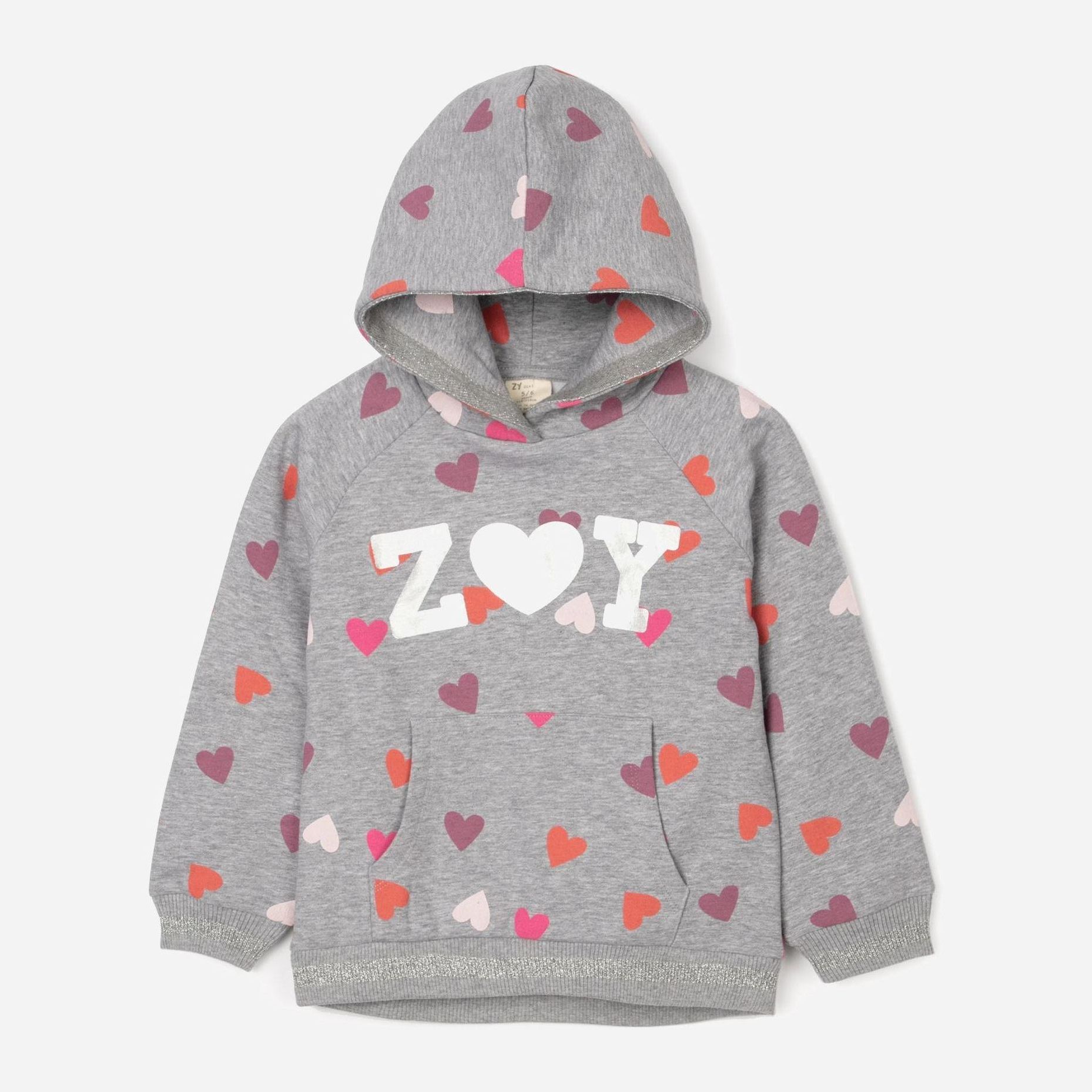 

Худи утепленное Zippy Hooded Fl 3103304701 121 см Grey9