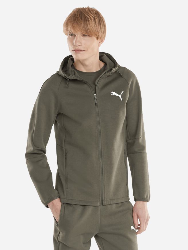 

Толстовка Puma EVOSTRIPE FZ Hoodie 58942444 XL Grape Leaf