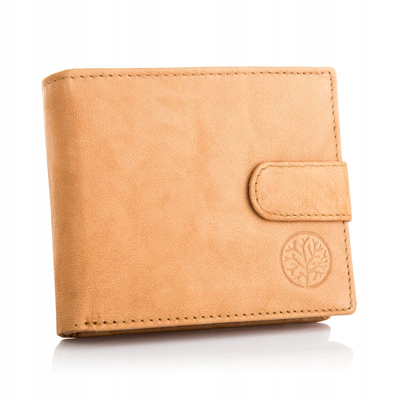 

Кошелёк кожаный мужской Betlewski с защитой RFID 9,2 х 11 х 2 см (BPM-GTAN-63) camel
