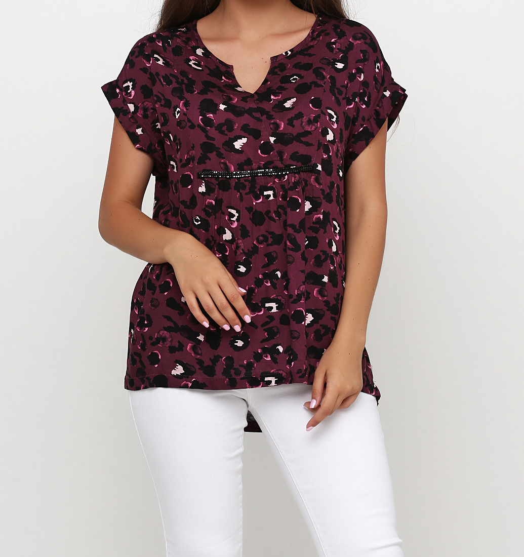 

Блуза Culture 50104745-6210  бордовый, Блуза Culture 50104745-6210 S бордовый