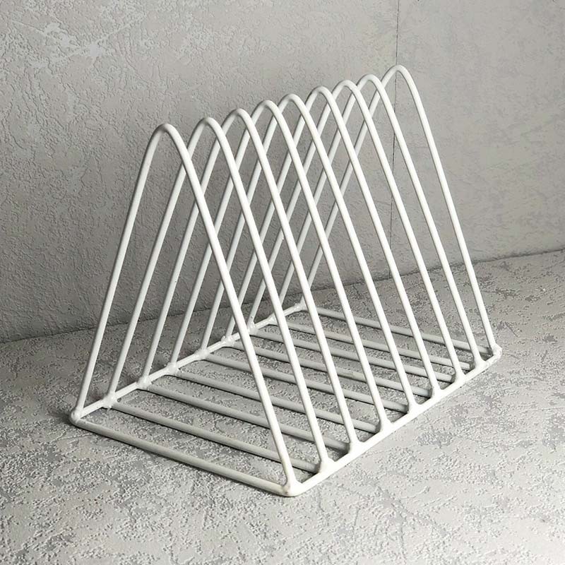 

Подставка для книг, журналов Wire Decor Art Triangle 26х18х19 см, белый