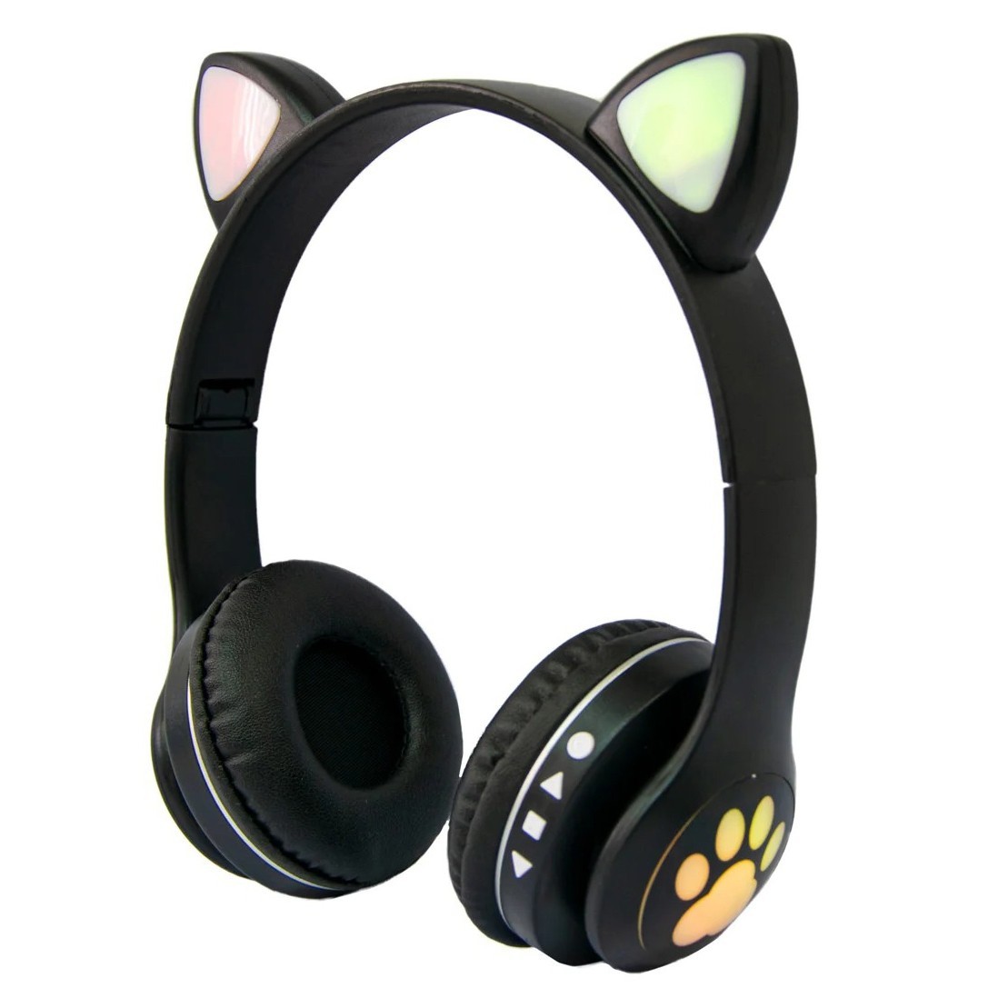 

Дитячі бездротові навушники з вушками Cat ear headphones VZV-23M, Чорні безпровідні навушники (беспроводные наушники) (VS7004449)