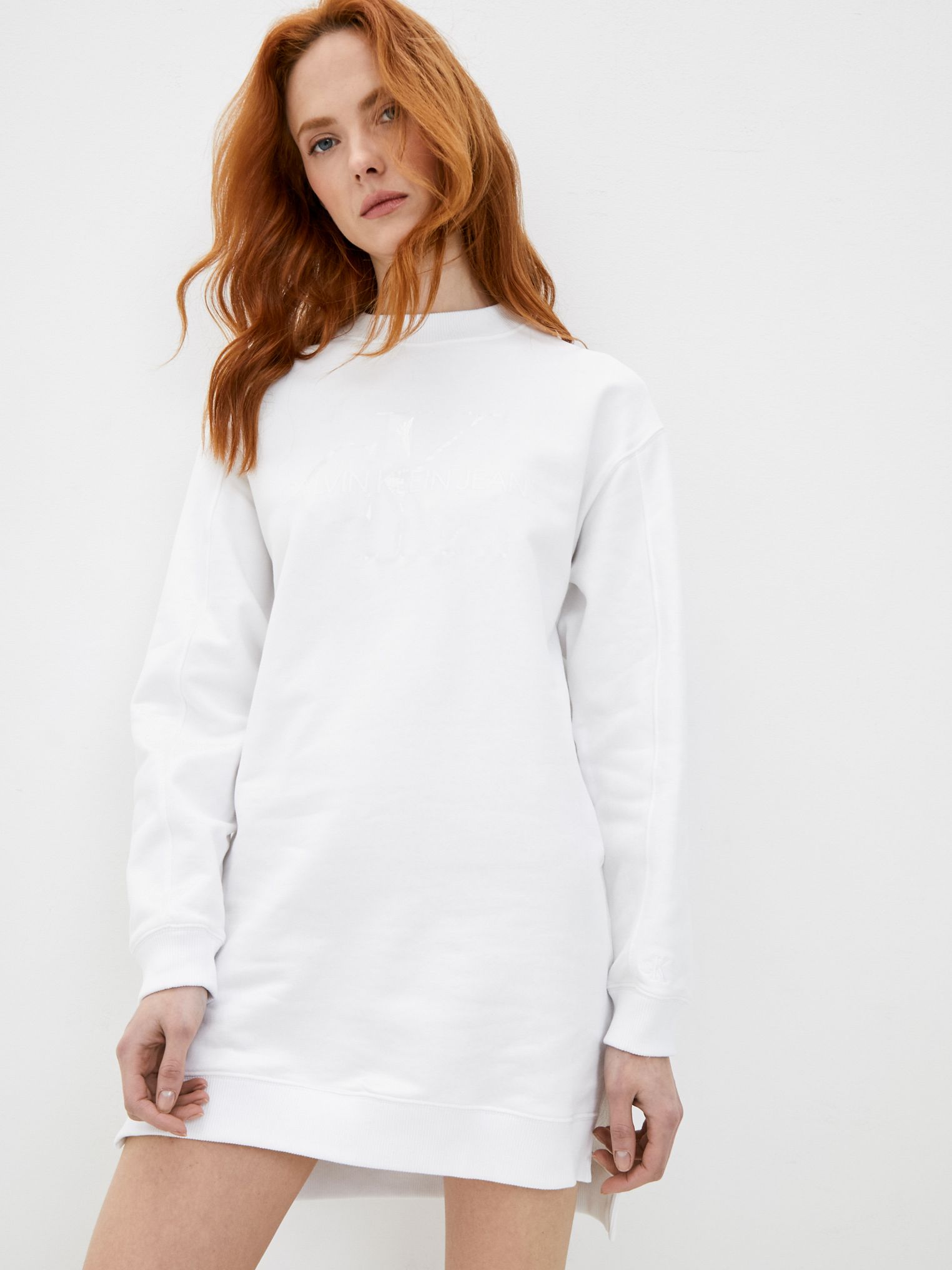 

Платье Calvin Klein Jeans Tonal Monogram Hwk Dress J20J216343-YAF XS Белое