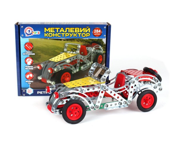

Конструктор металлический "Ретро автомобиль ТехноК", арт.4821