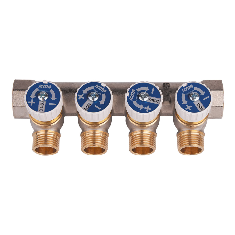 

Коллектор Icma 3/4" 4 выхода №228 SD00005262