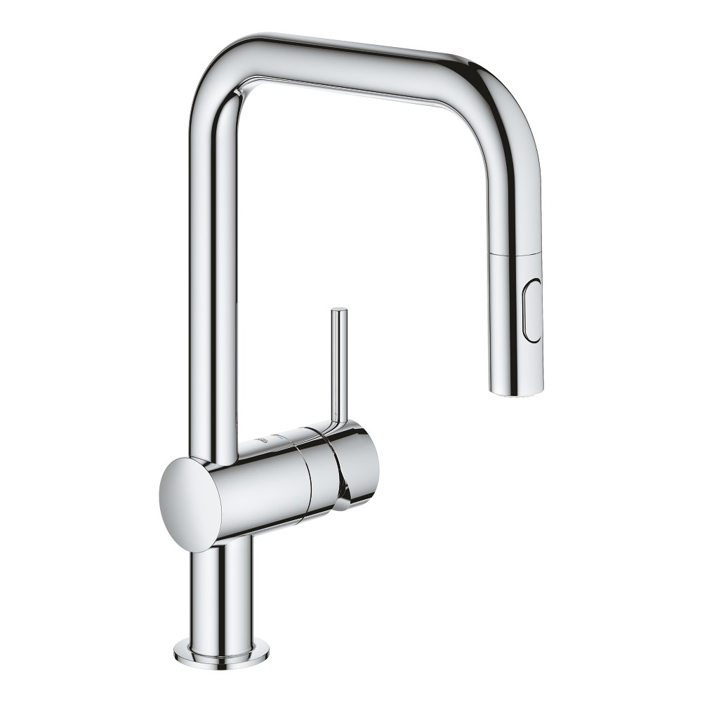 

Смеситель для кухни с выдвижным изливом Grohe Minta 32322002 SD00034213