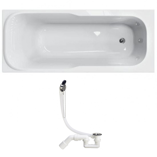

SENSA ванна 150*70см прямоугольная + Viega Simplex сифон для ванны XWP355000N+311537