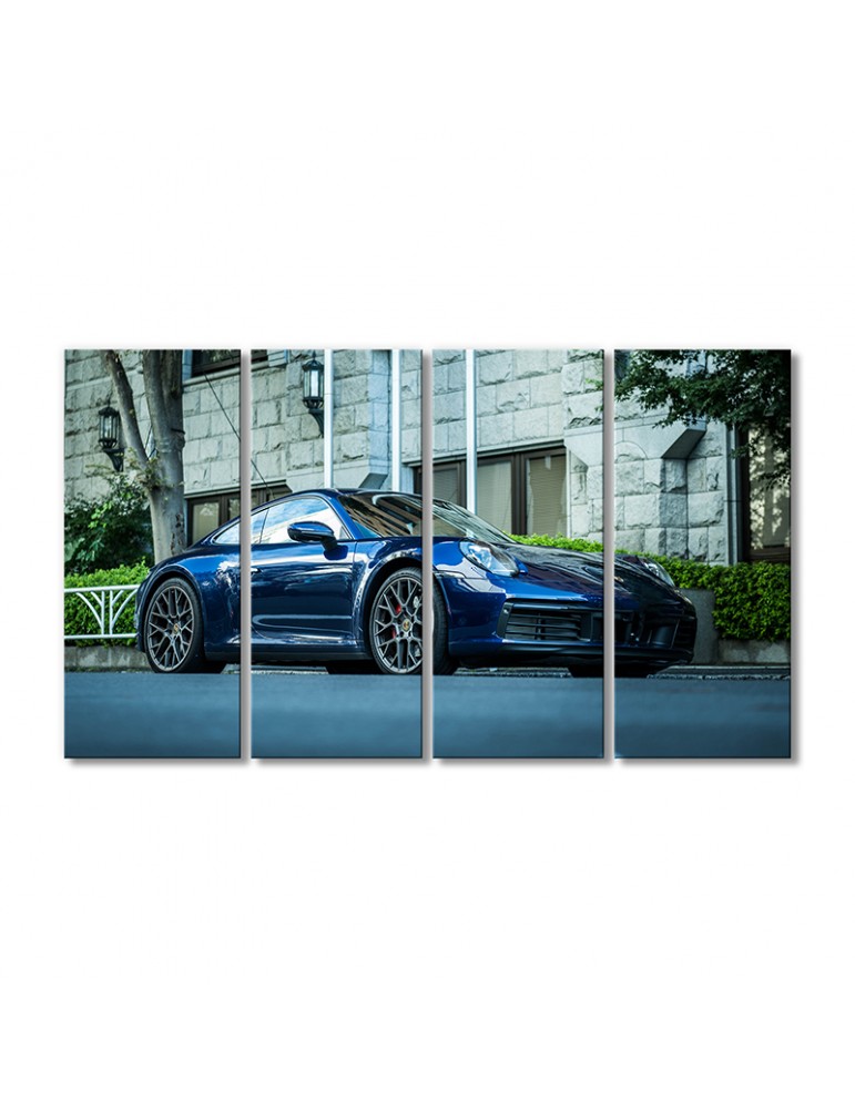 

Модульная картина Artel «Автомобиль цвет электро» 4 модуля 80x120 см