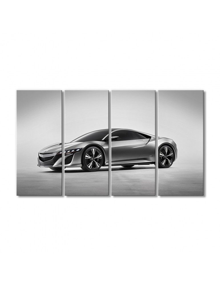 

Модульная картина Artel «Акура серый» 4 модуля 120x180 см