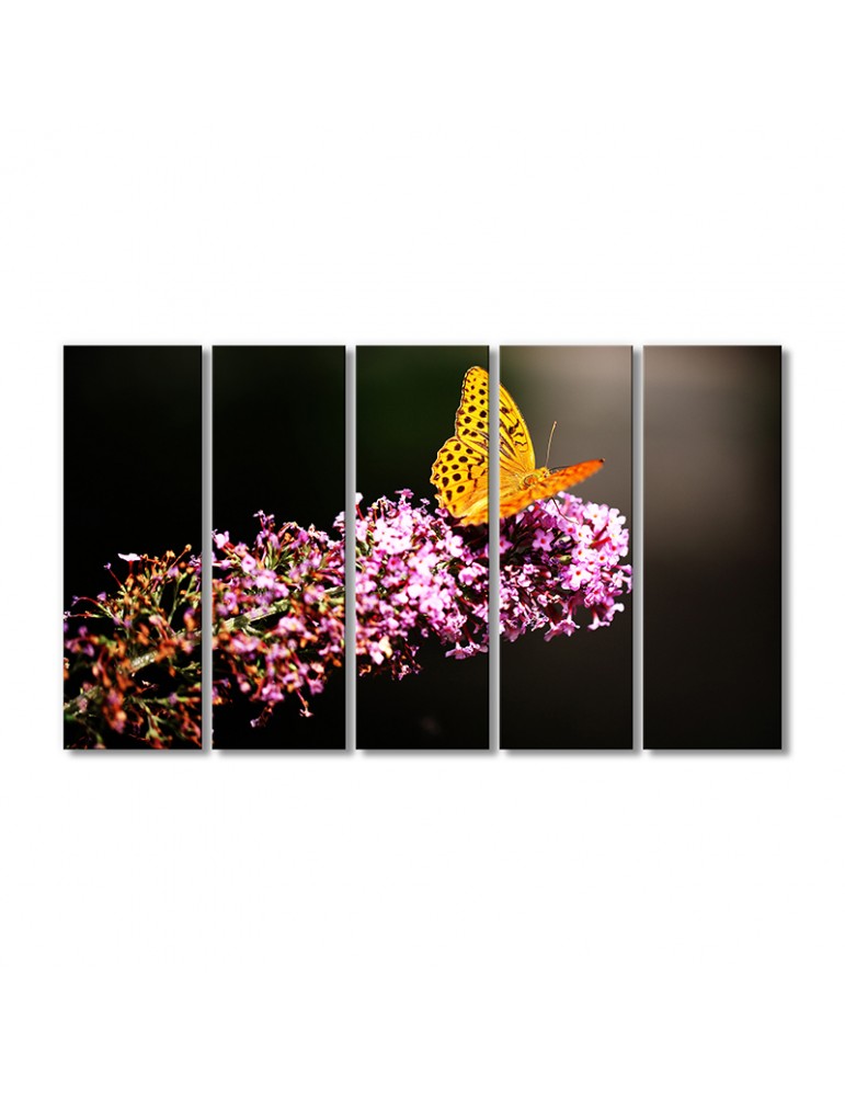 

Модульная картина Artel «Бабочка на ветке сирени» 5 модулей 80x120 см