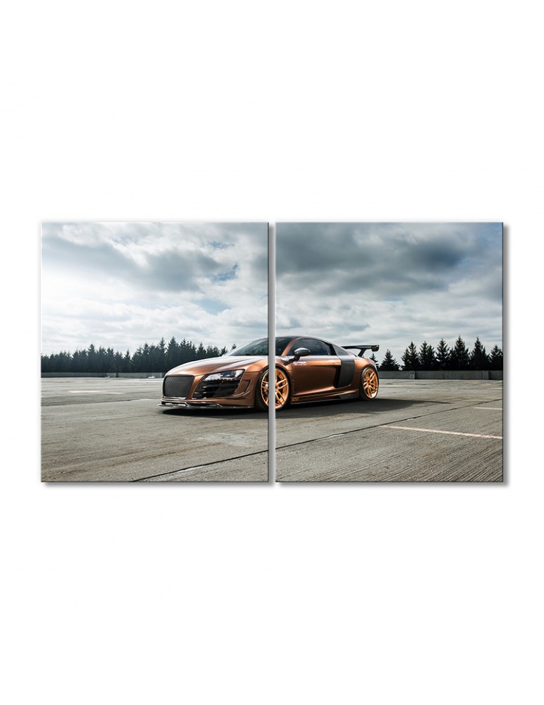 

Модульная картина Artel «Ауди автомобиль красное золото» 2 модуля 80x120 см