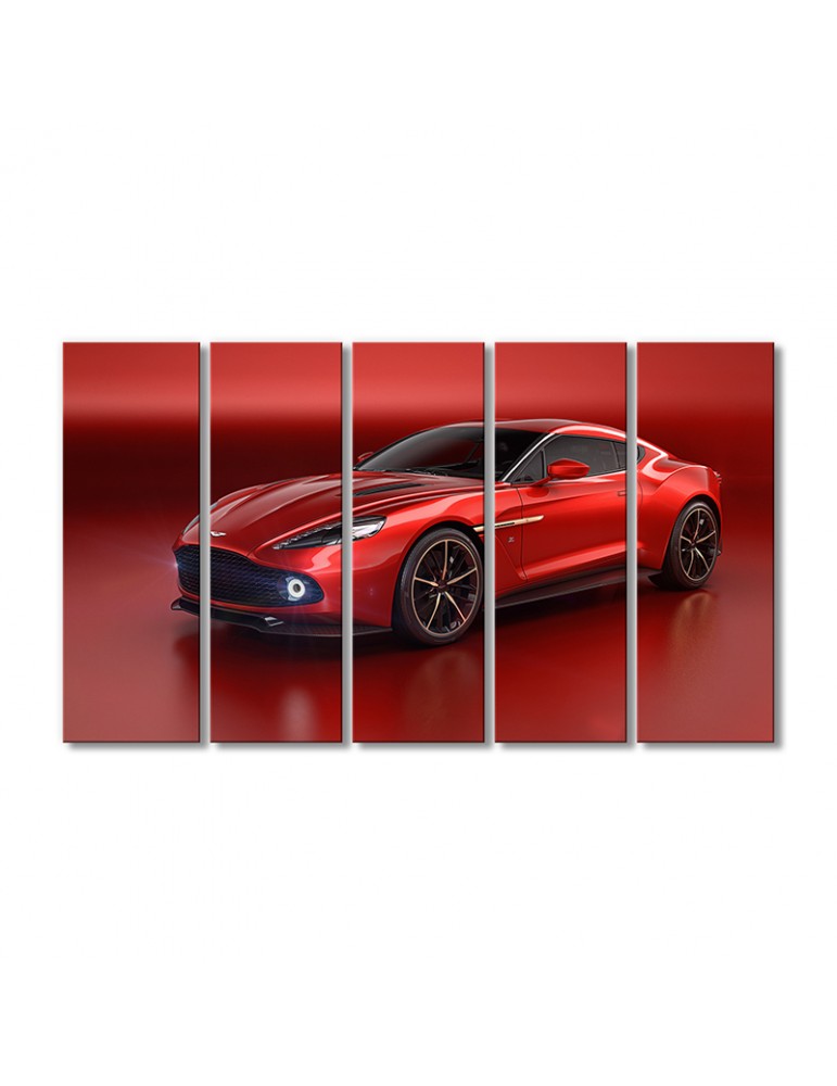 

Модульная картина Artel «Астон Мартин Ванквиш Загато алая» 5 модулей 120x180 см