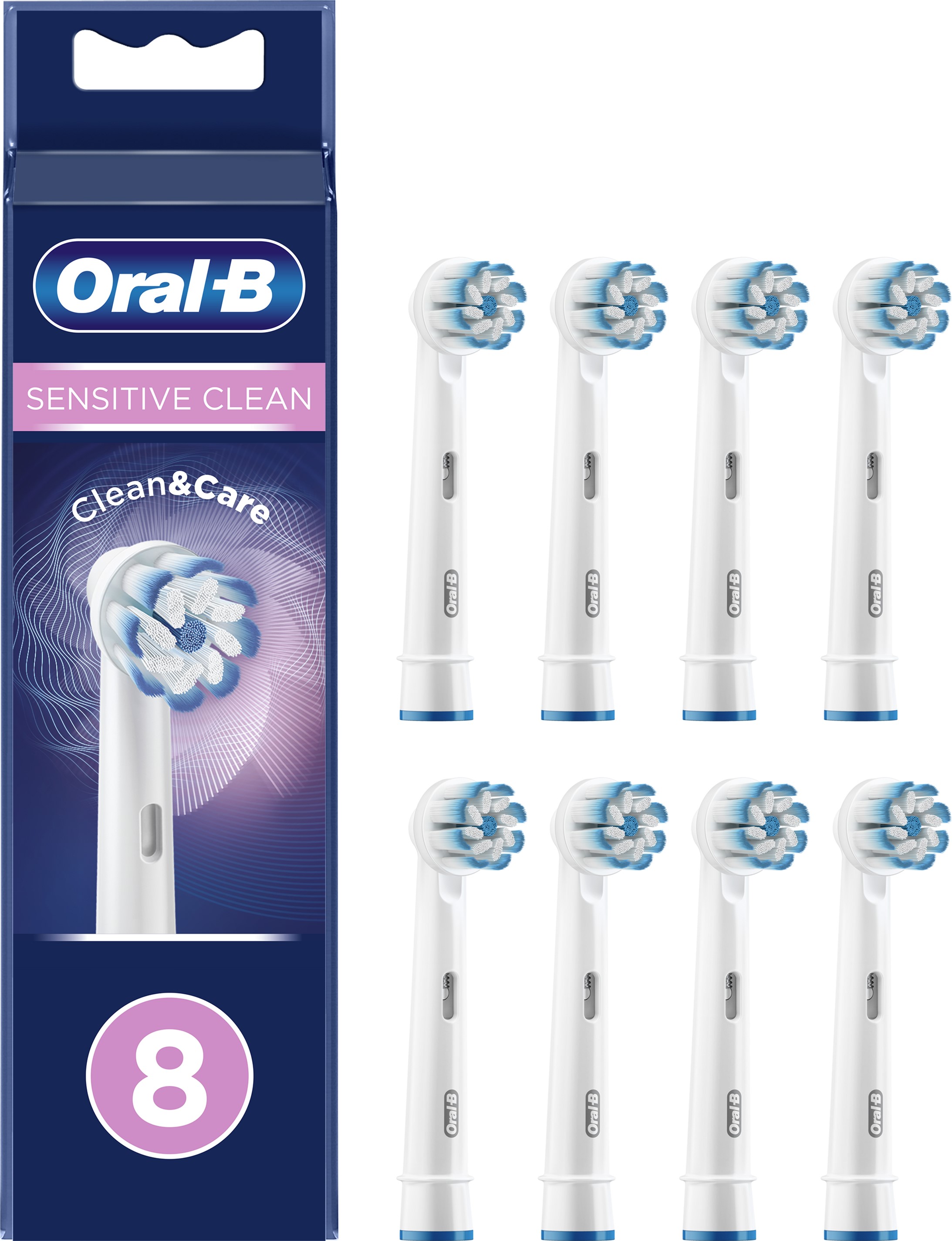 

Насадки для электрической зубной щётки Oral-B Sensitive Clean, 8 шт