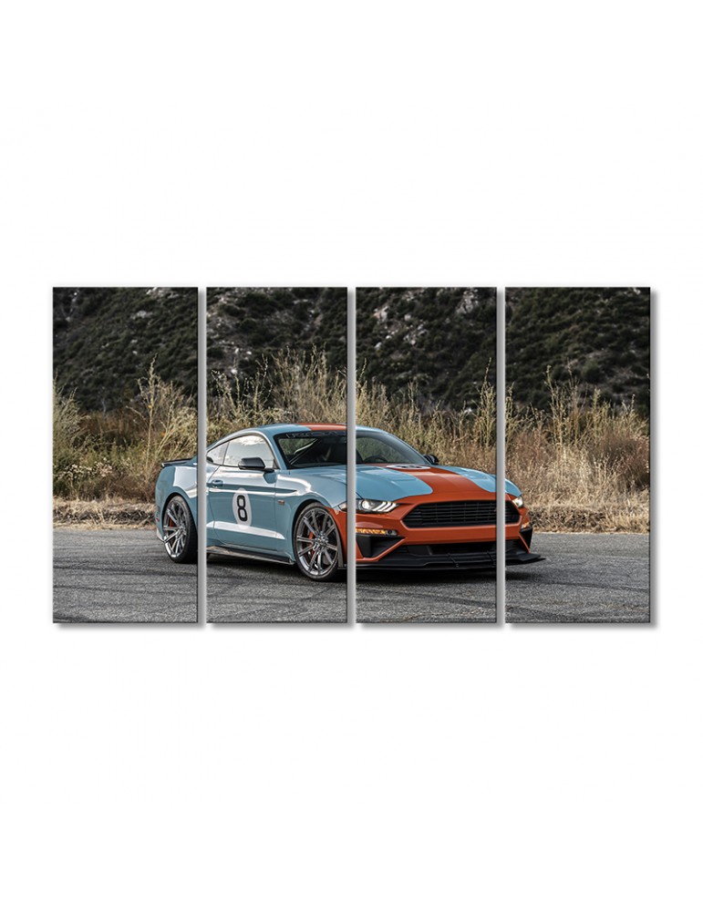 

Модульная картина Artel «Автомобиль Форд Мустанг GT Roush» 4 модуля 90x135 см