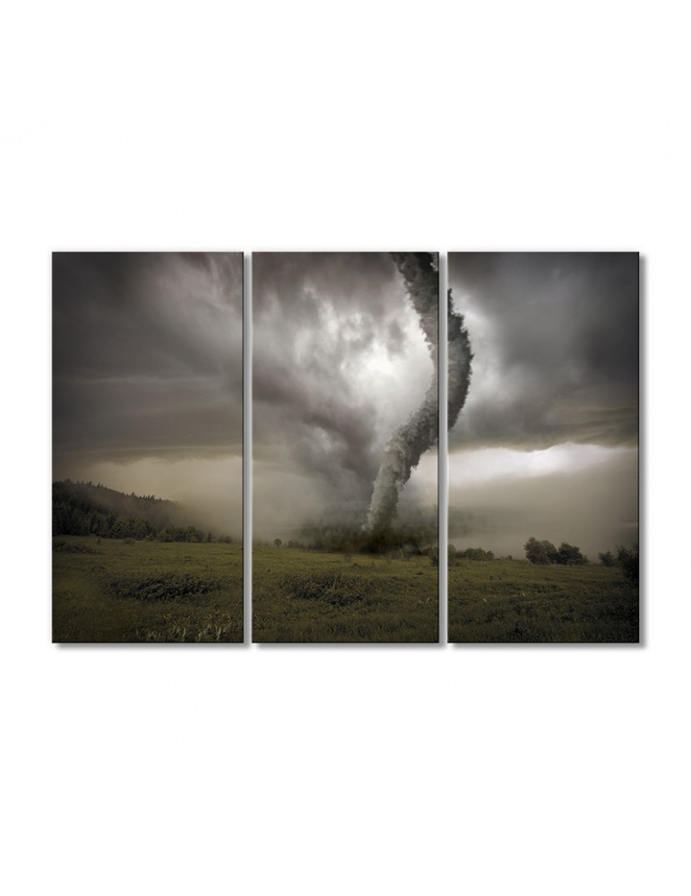 

Модульная картина Artel «Атмосферный вихрь над поверхностью земли» 3 модуля 90x135 см