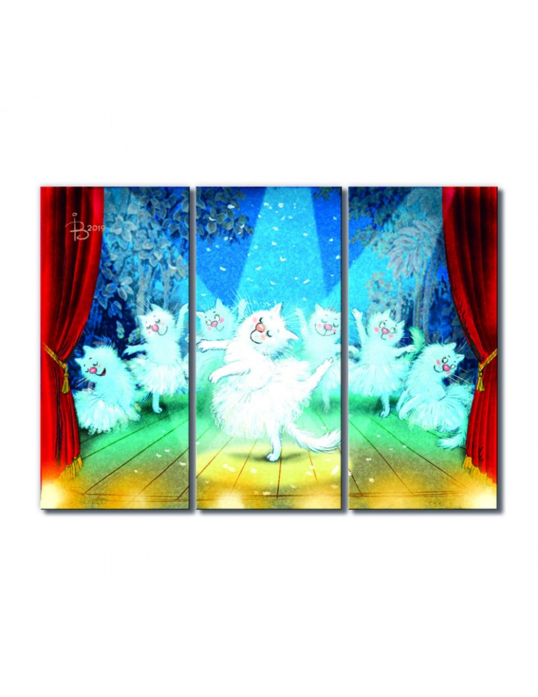 

Модульная картина Artel «Балет» 3 модуля 70x105 см
