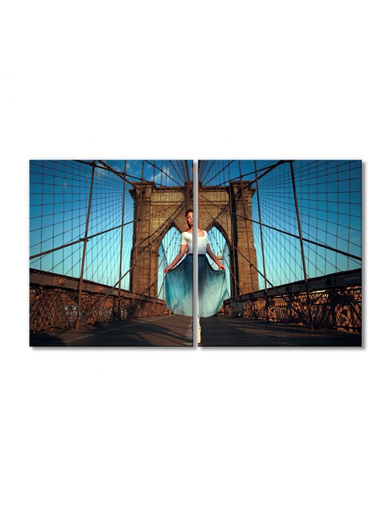 

Модульная картина Artel «Балерина на мосту» 2 модуля 90x135 см