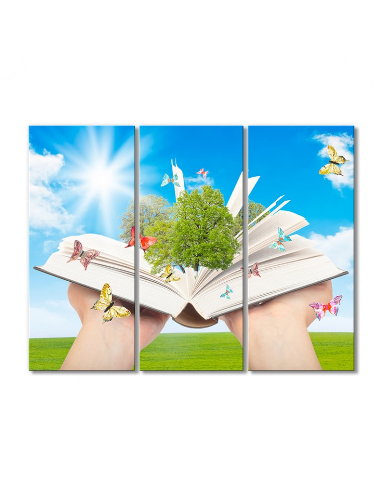 

Модульная картина Artel «Бережное отношение к книге» 3 модуля 50x75 см