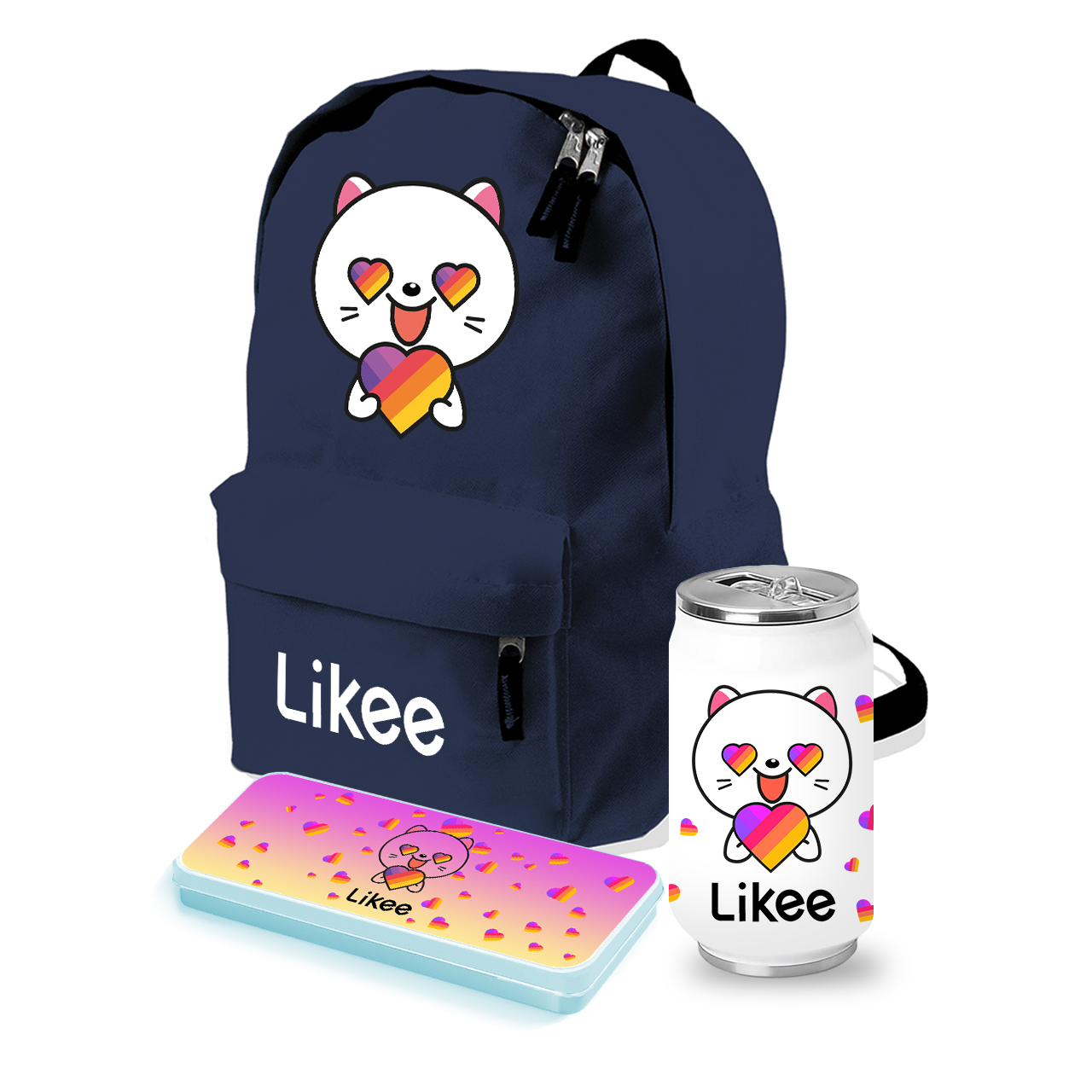 

Набор школьника Лайк Кот (Likee Cat) (35506-1036-8) Темно-синий