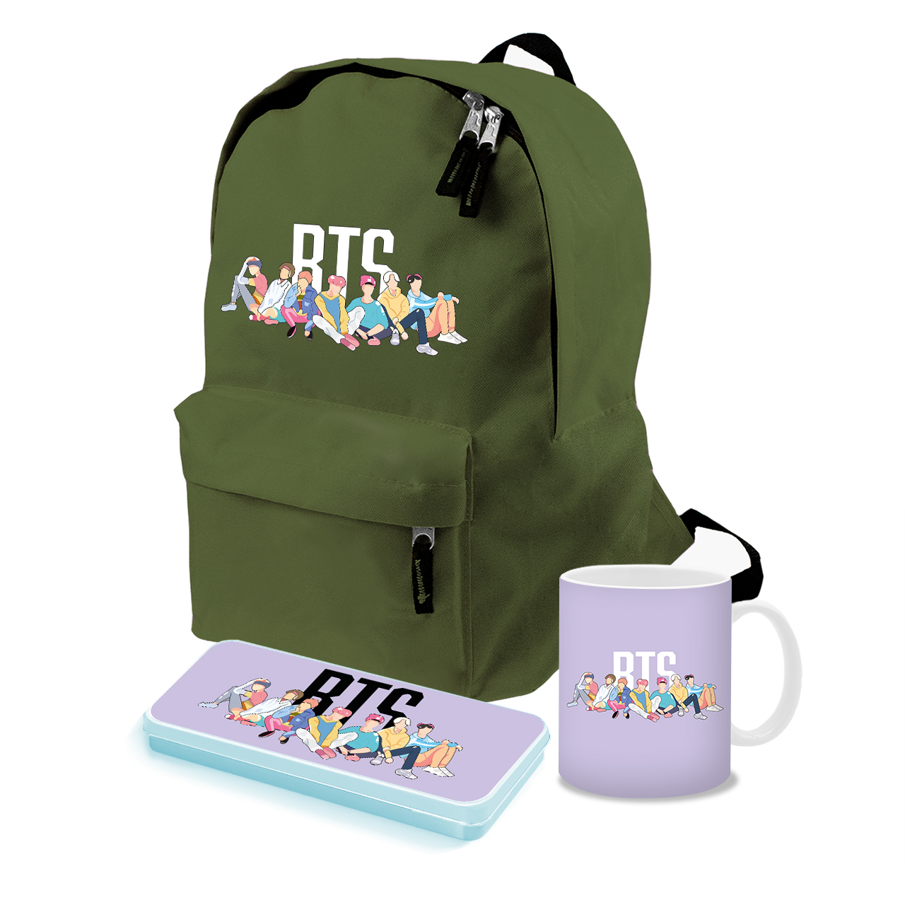 

Набор школьника БТС (BTS) (35505-1061-11) Хаки