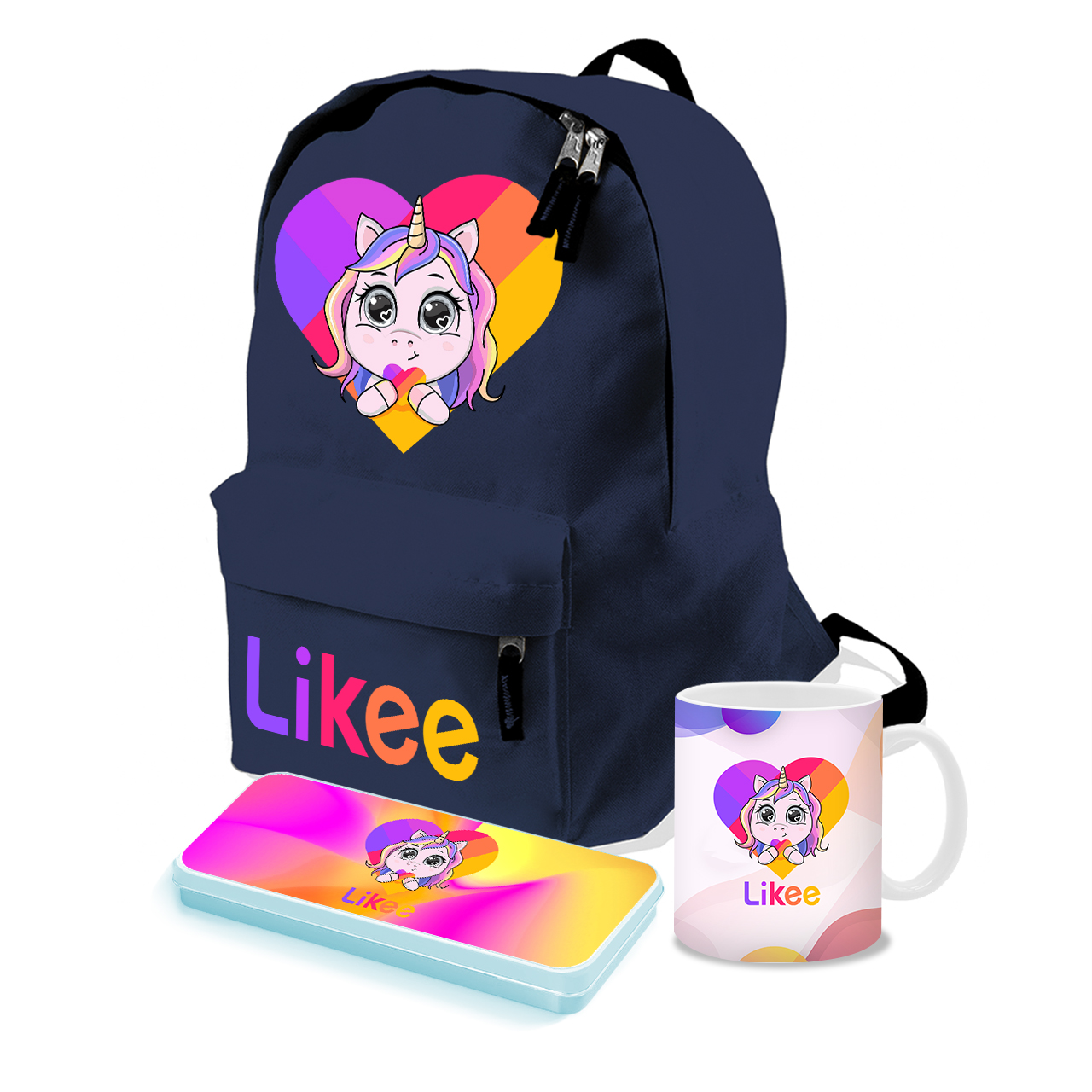 

Набор школьника Лайк Единорог (Likee Unicorn) (35505-1593-8) Темно-синий