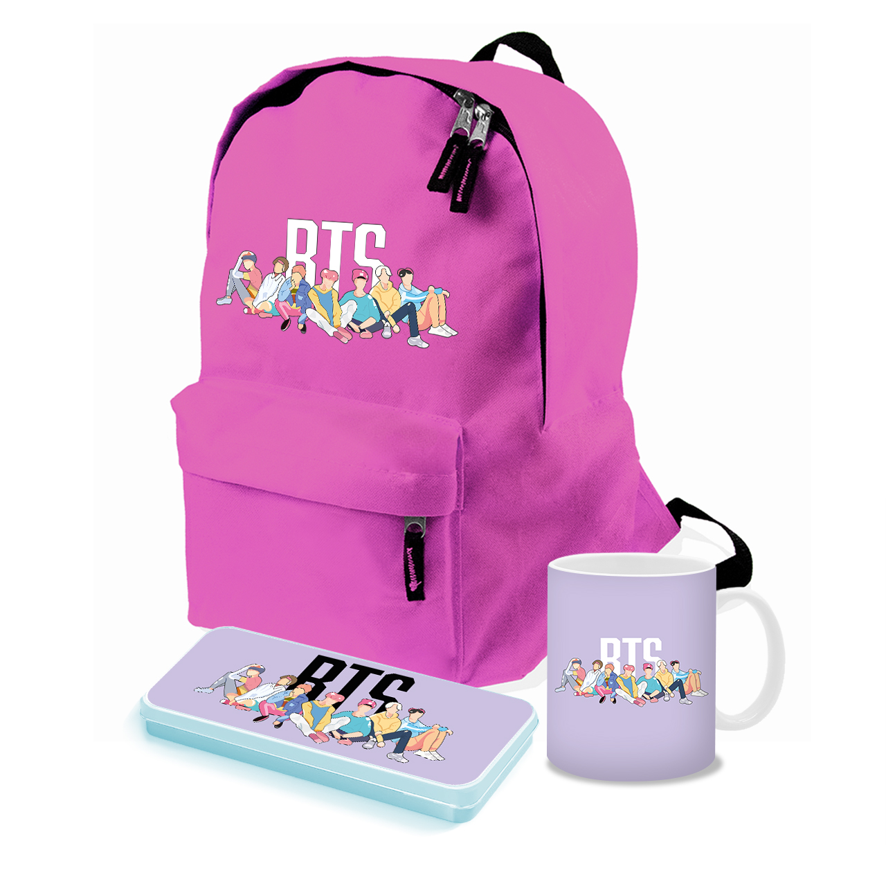 

Набор школьника БТС (BTS) (35505-1061-5) Розовый
