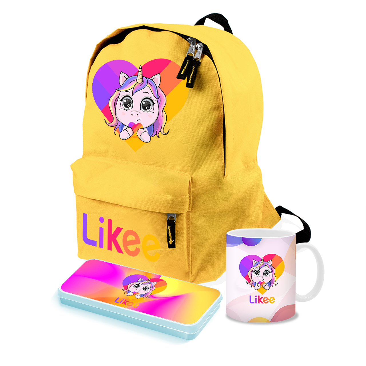 

Набор школьника Лайк Единорог (Likee Unicorn) (35505-1593-2) Желтый