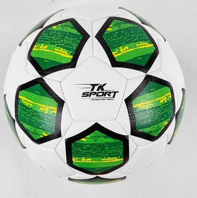 

Мяч футбольный TK SPORT C 44421 -Белый с зеленым