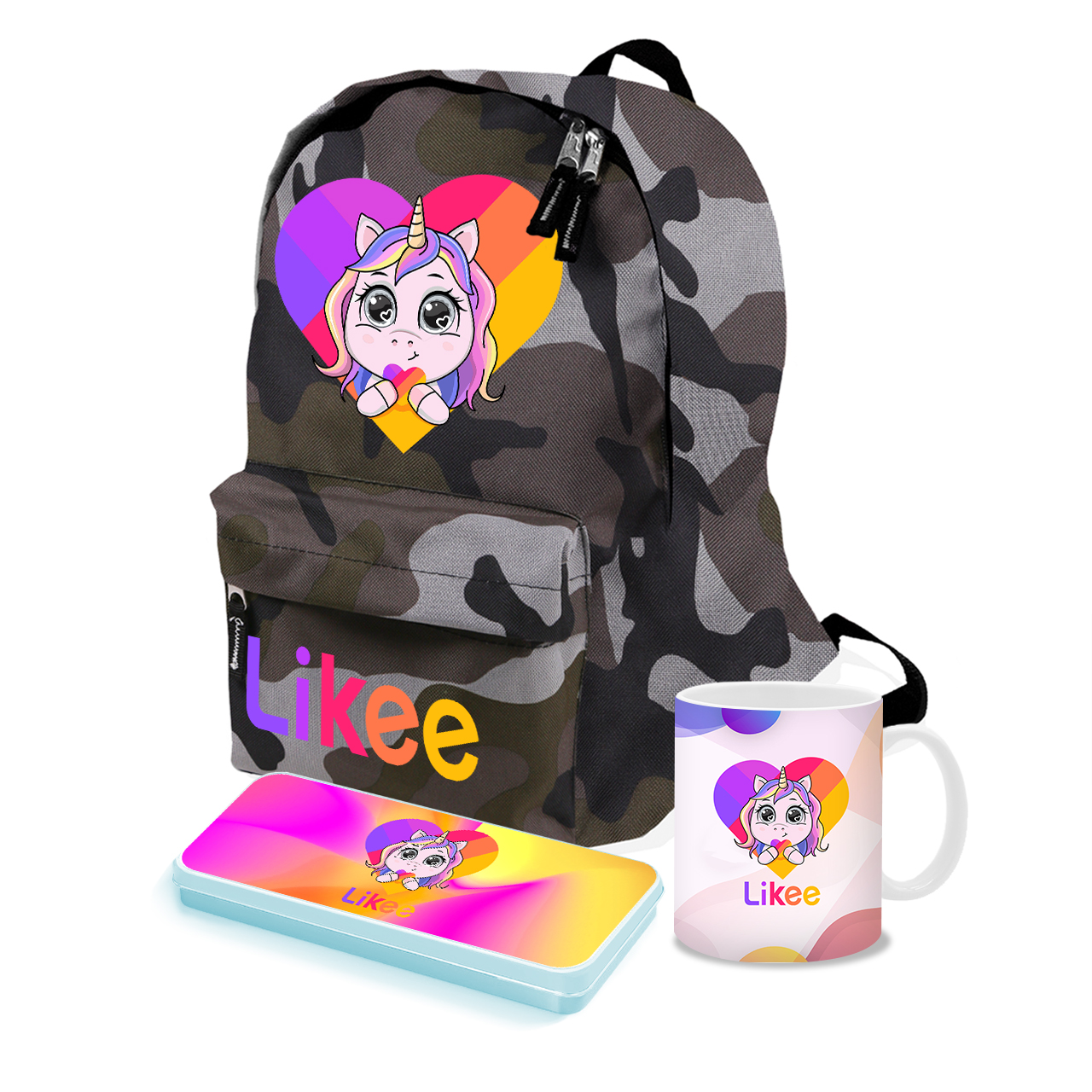 

Набор школьника Лайк Единорог (Likee Unicorn) (35505-1593-10) Камуфляж