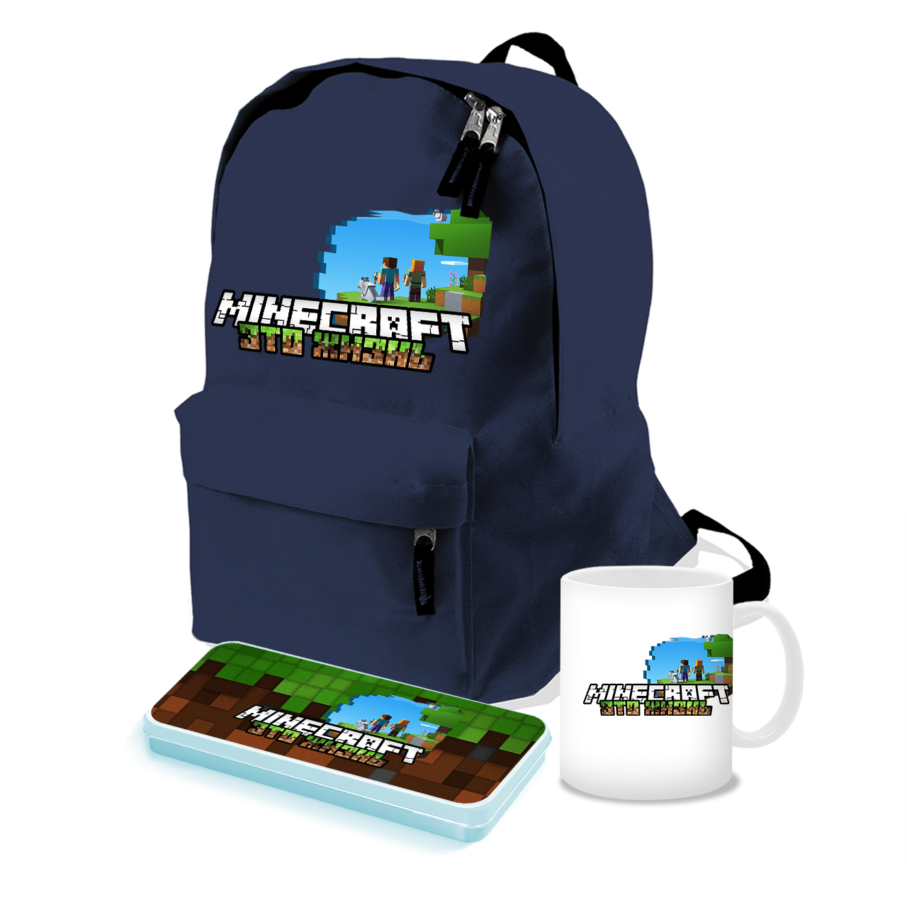 

Набор школьника Майнкрафт (Minecraft) (35505-1170-8) Темно-синий
