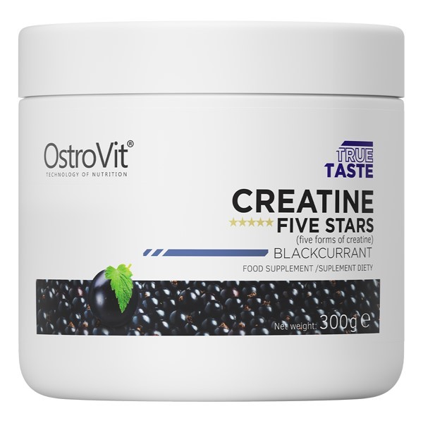 

Креатин OstroVit Creatine Monohydrate, 300 грамм Черная смородина (720642)
