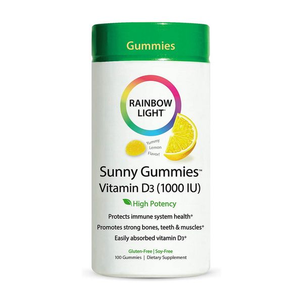 

Витамин D3 Rainbow Light Sunny Gummies Vitamin D3 1000 IU 100 жевательных таблеток (599207)