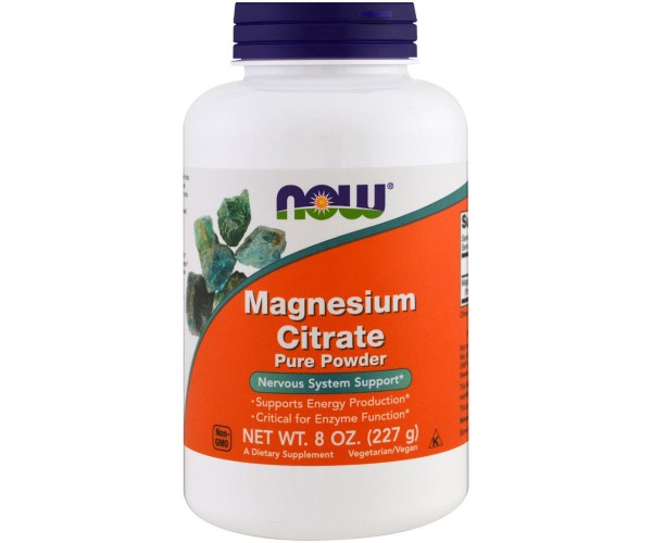 

Магний цитрат Now Foods Magnesium Citrate Pure Powder 8 OZ (227 г)(3567487)