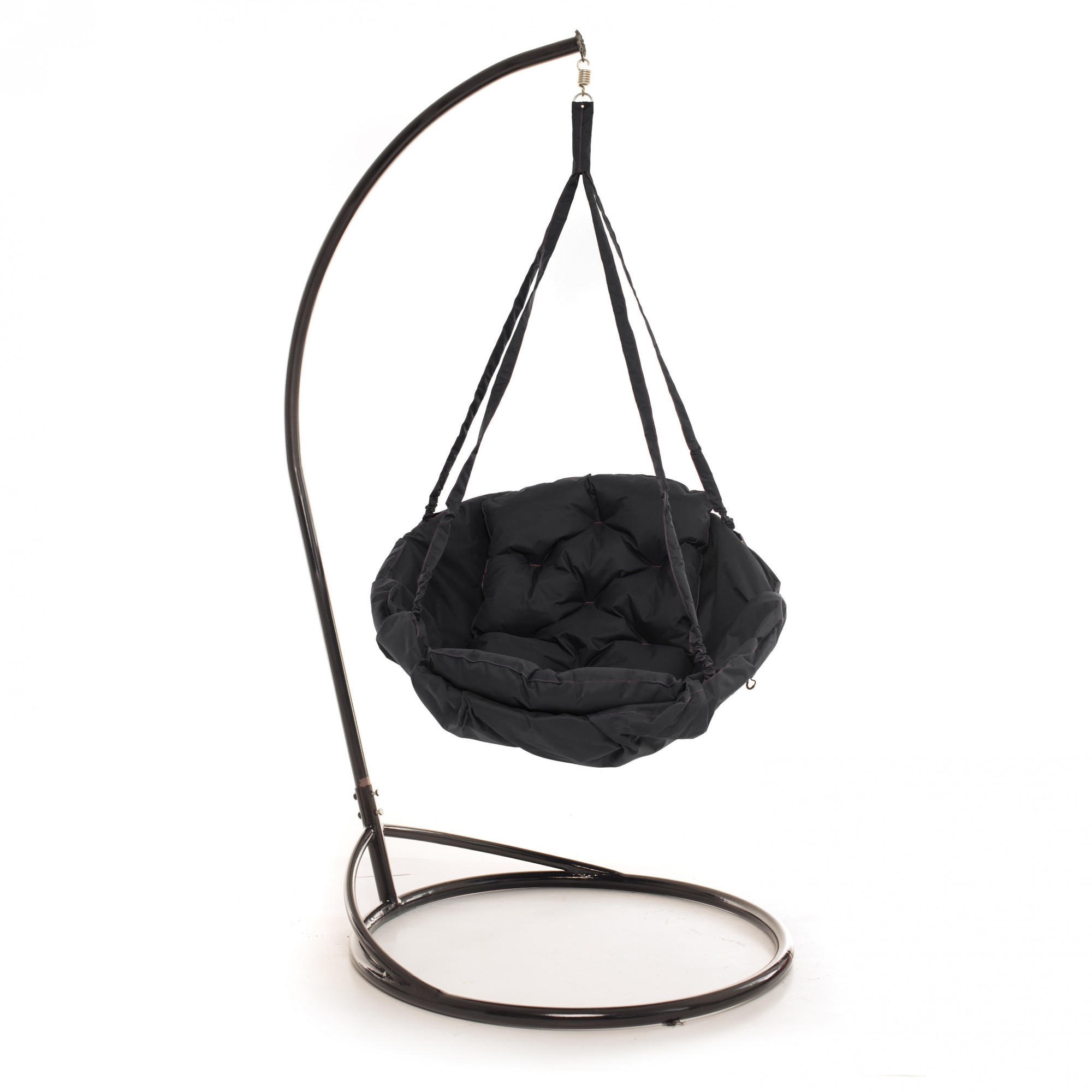 

Кресло-качеля Reswing Lounge ligth+ 120 кг. с подставкой 220 см Черный