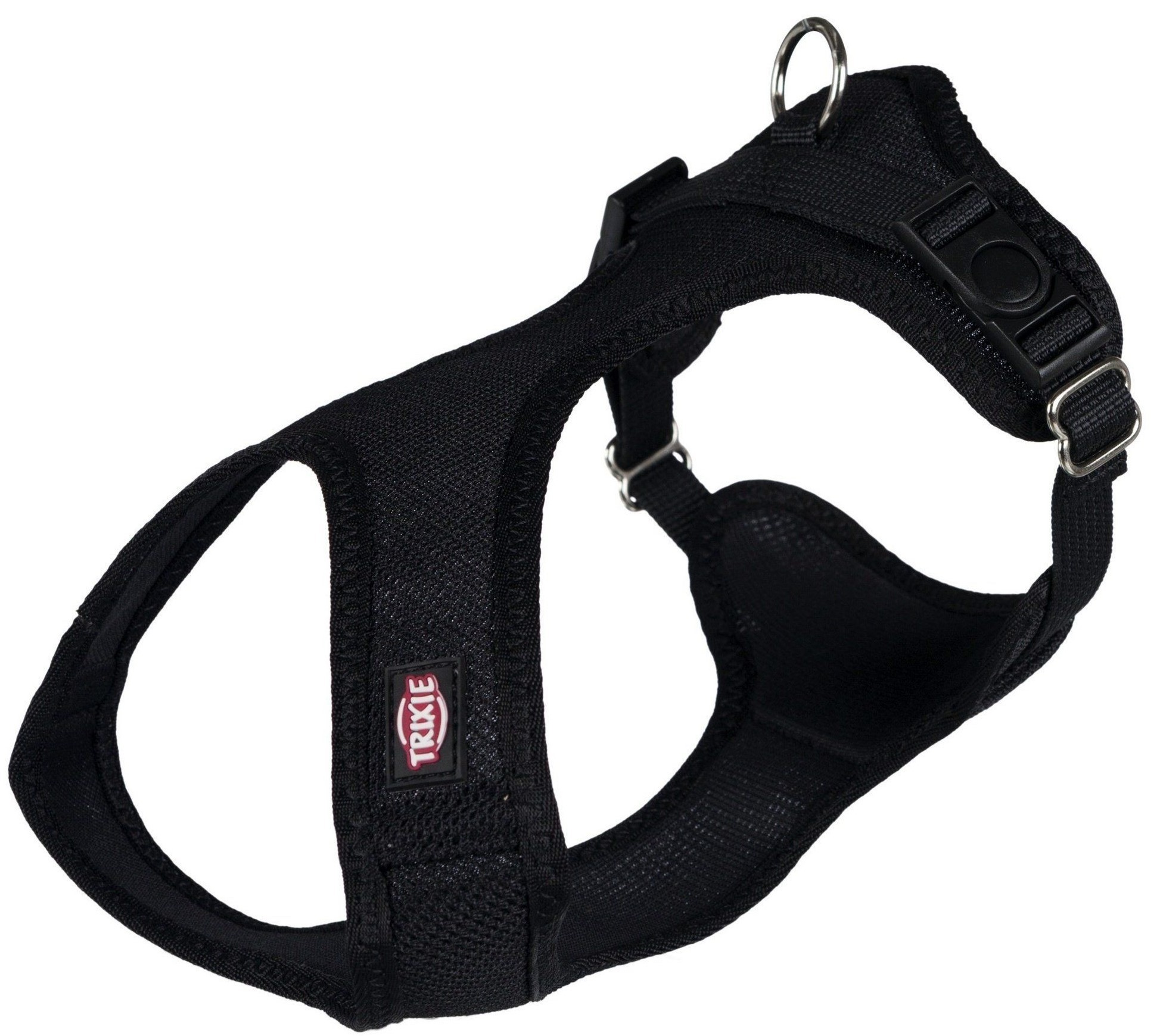 

Нейлоновая шлея-майка Trixie BGL-TX-1107 Comfort Soft Touring Harness для собак S 33-50см/20мм черная