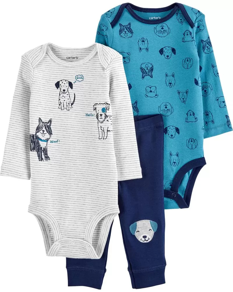 

Комплект тройка для мальчика 7121 Carters 74 9 мес Синий 51844