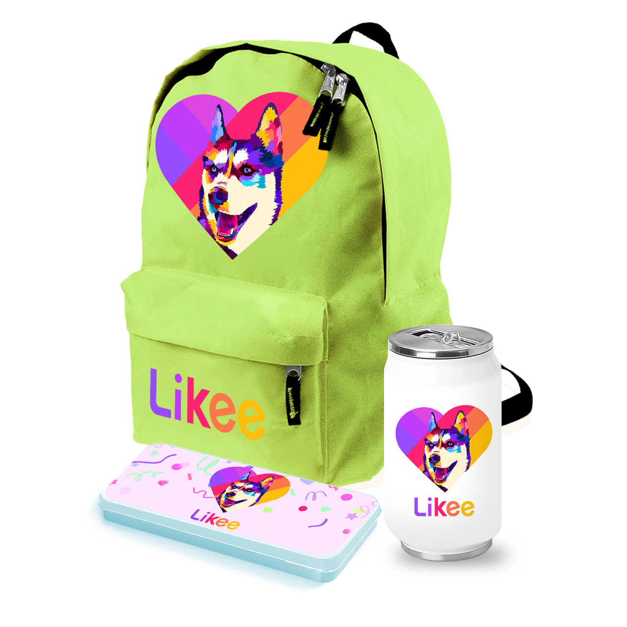 

Набор школьника Лайк Лайка (Likee Laika) (35506-1598-6) Салатовый