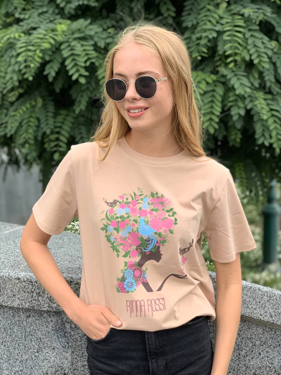 

Футболка Rinna Rossi  Бежевая (9202-1, Футболка Rinna Rossi 36 Бежевая (9202-1)