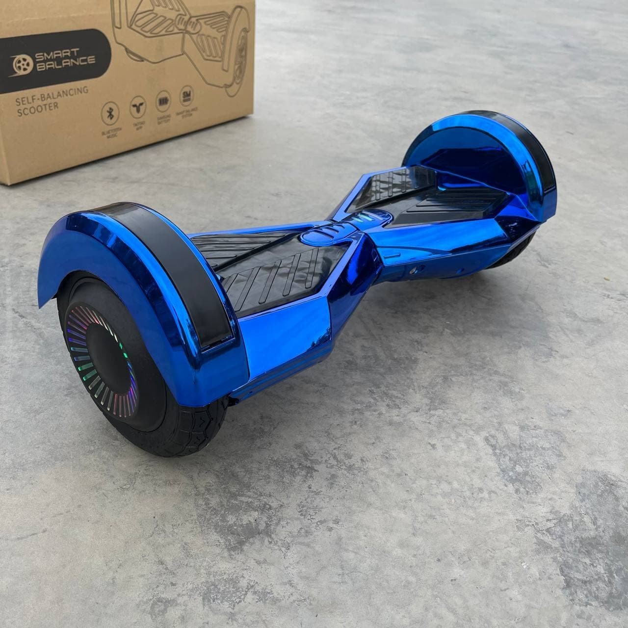 

Гироборд Smart Balance Wheel 8" розовый хром