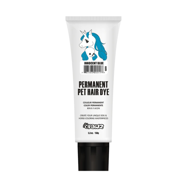 

Голубая краска для собак Opawz Dog Hair Dye Innocent Blue 150 мл. (OW01-DHD05)