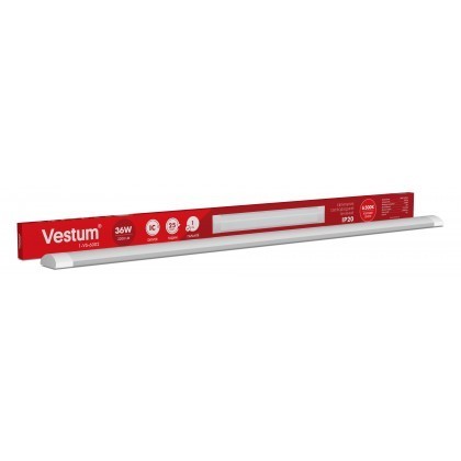 

Светильник линейный LED Vestum 1,2м 36W 6500K 220V IP20