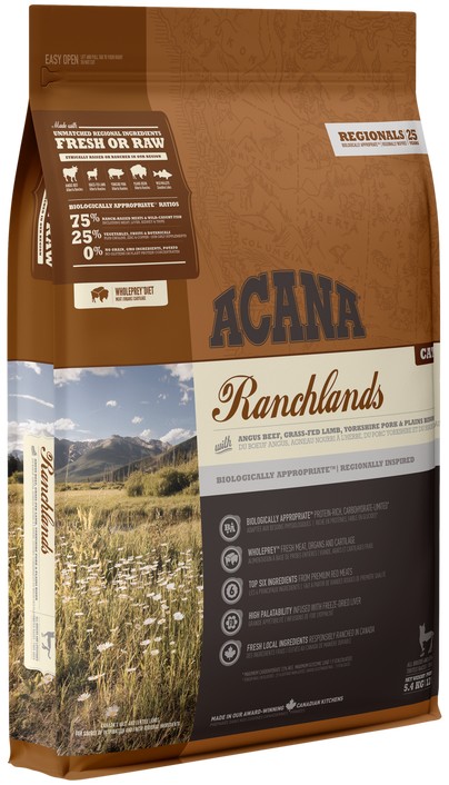 

Сухой корм для ACANA Ranchlands Cat для кошек всех пород и всех возрастов с говядиной и ягненком 4,5 кг (a64354) (64992643546)