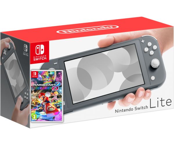 

Nintendo Switch Lite Gray + Игра Mario Kart 8 Deluxe (русская версия)