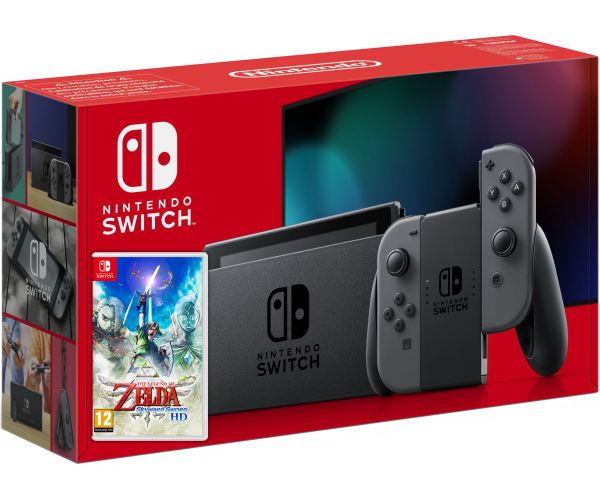 

Nintendo Switch Gray (Upgraded version) + Игра The Legend of Zelda: Skyward Sword HD (русская версия)