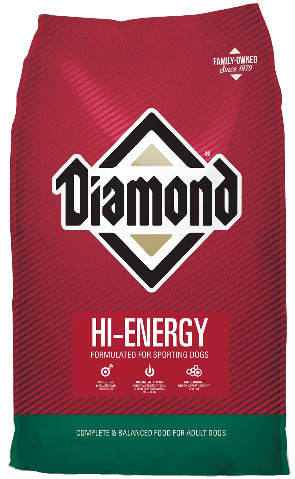 

Сухой корм Diamond Hi-Energy Sporting Formula for Dogs для спортивных собак всех пород 22.7 кг (074198100507)