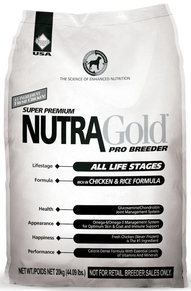 

Сухой корм Diamond Nutra Gold Pro Breeder для собак всех пород 20 кг