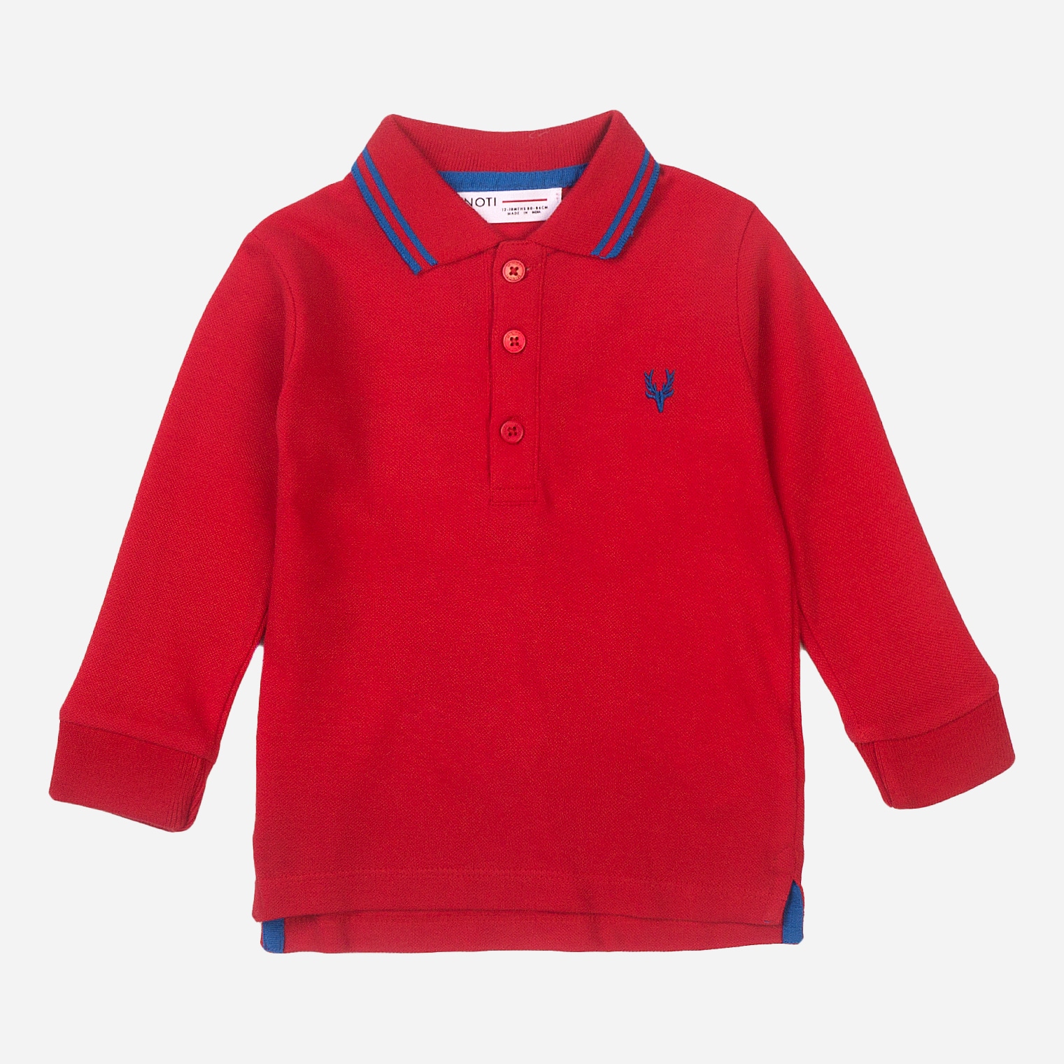 

Поло Minoti 7BPOLO 5 34298JNR 104-110 см Красное