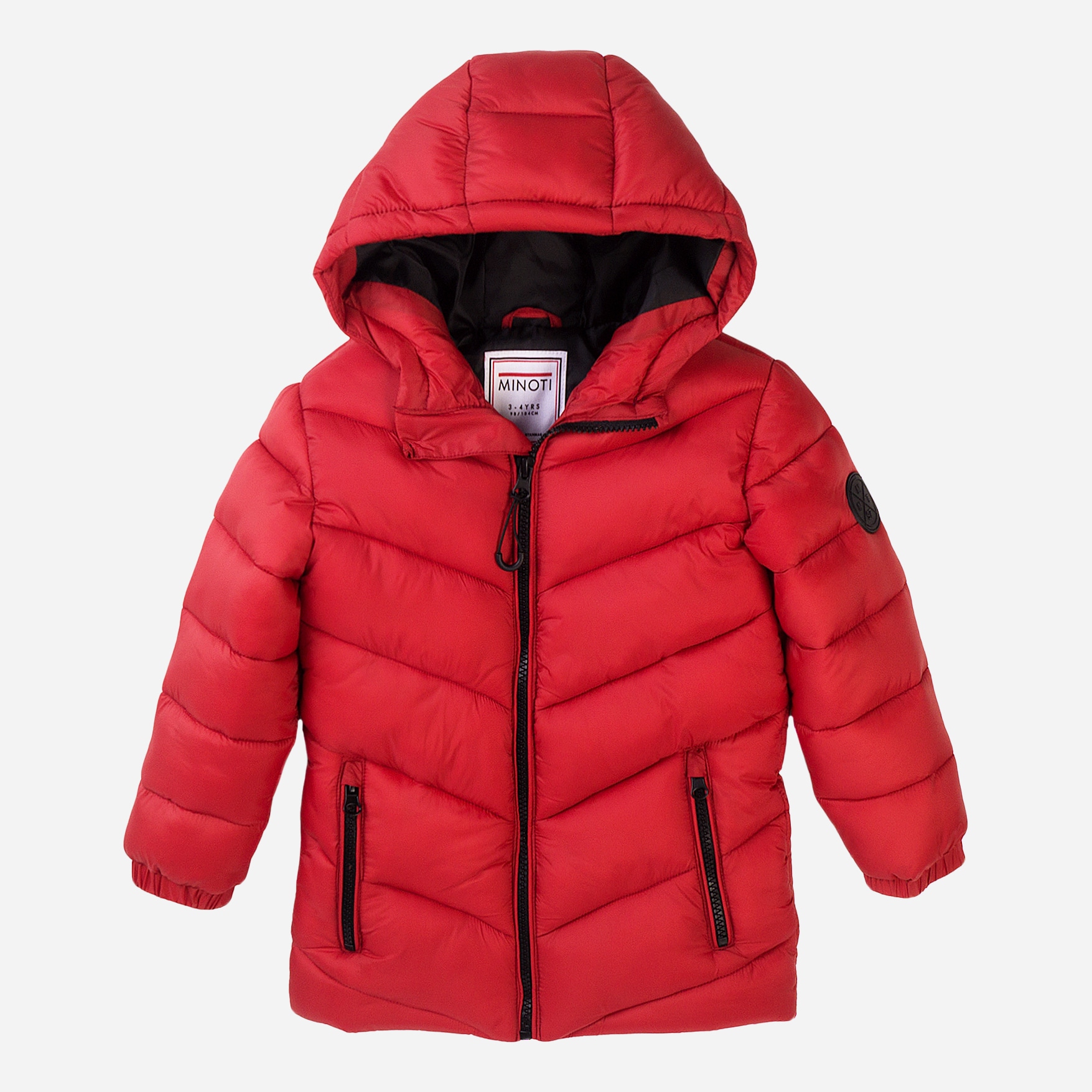 

Демисезонная куртка Minoti 7BCOAT 1 34526JNR 122-128 см Красная