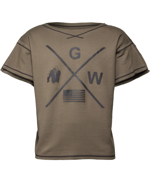 

Футболка Gorilla Wear Sheldon Work Out Top / Зеленая/Хакки/Комуфляжная, Футболка Gorilla Wear Sheldon Work Out Top S/M Зеленая/Хакки/Комуфляжная